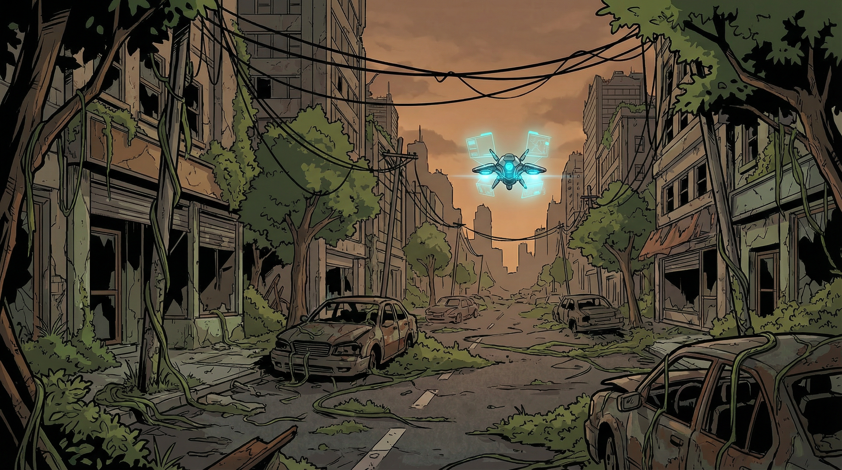 Abandoned City Environment